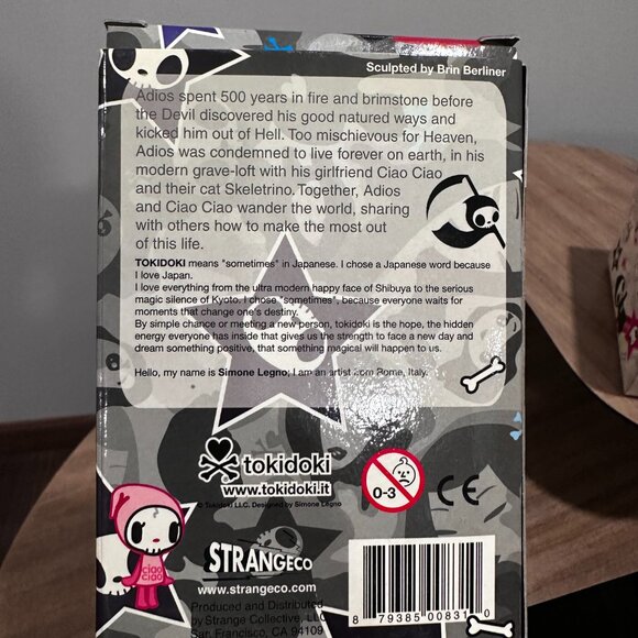 Tokidoki Ciao Ciao and Adios 4.5" Collectible Vinyl Figure Rare with box - Picture 9 of 9